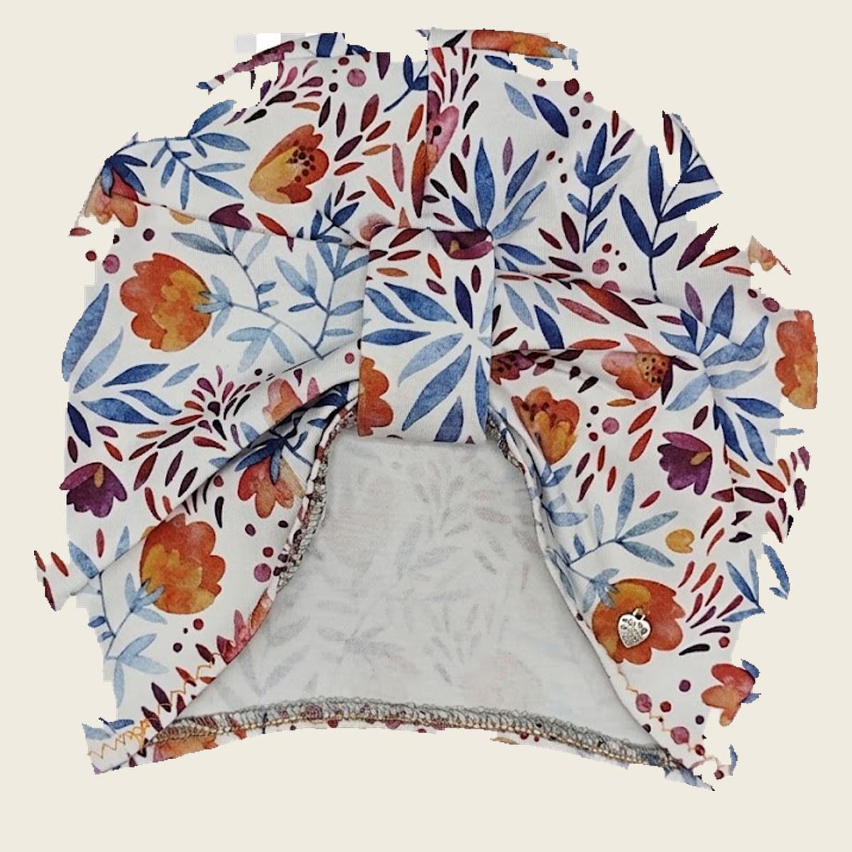 Turban-Mütze "Bunte Wildblumen"